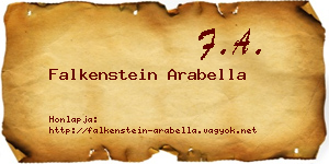 Falkenstein Arabella névjegykártya
